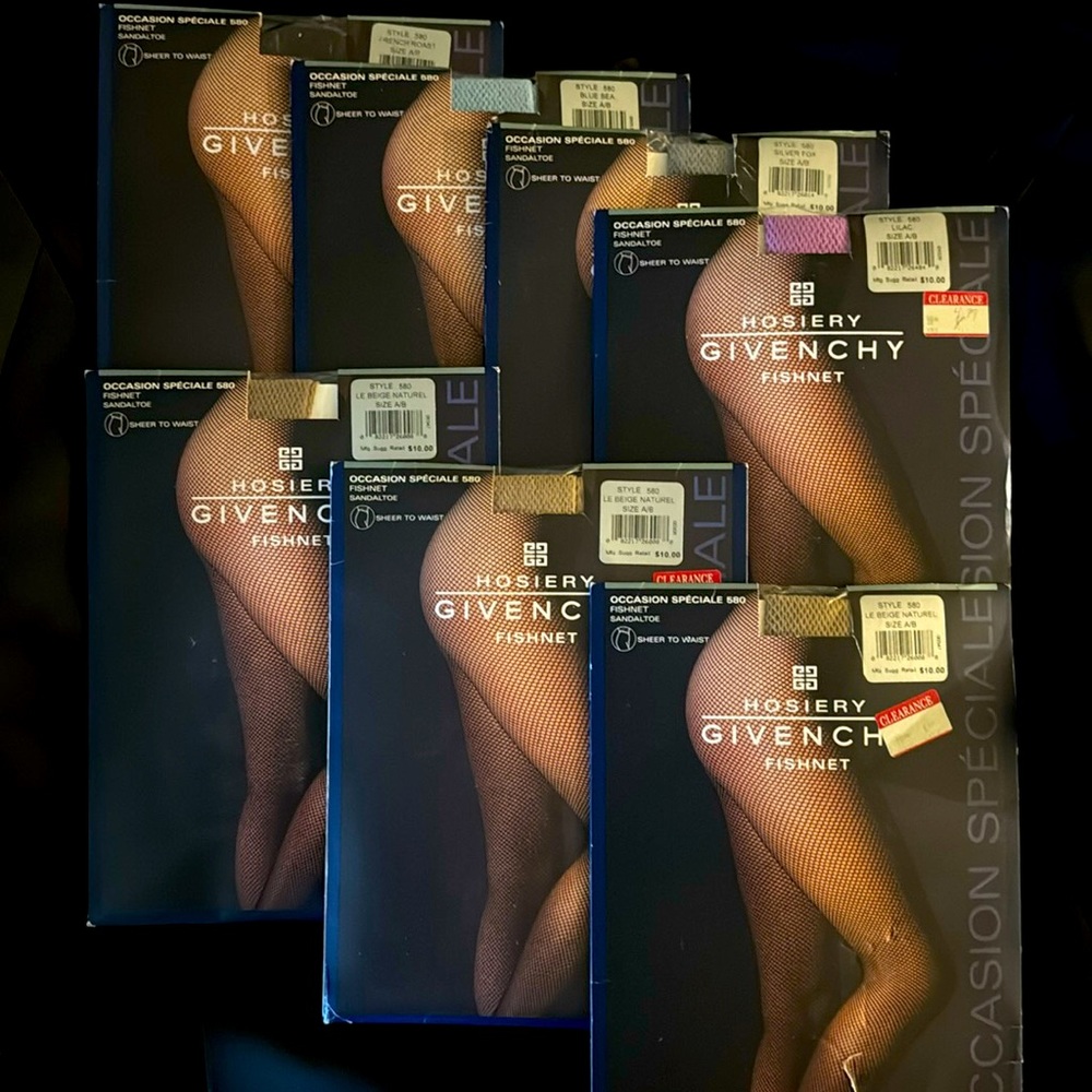 (7) pairs Givenechy fishnet stockings ( New)